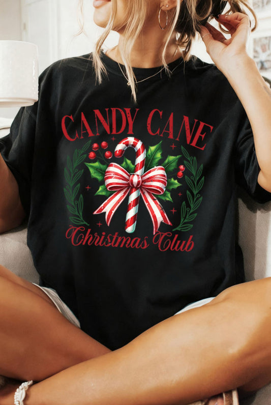 Candy Cane Christmas Club Tee