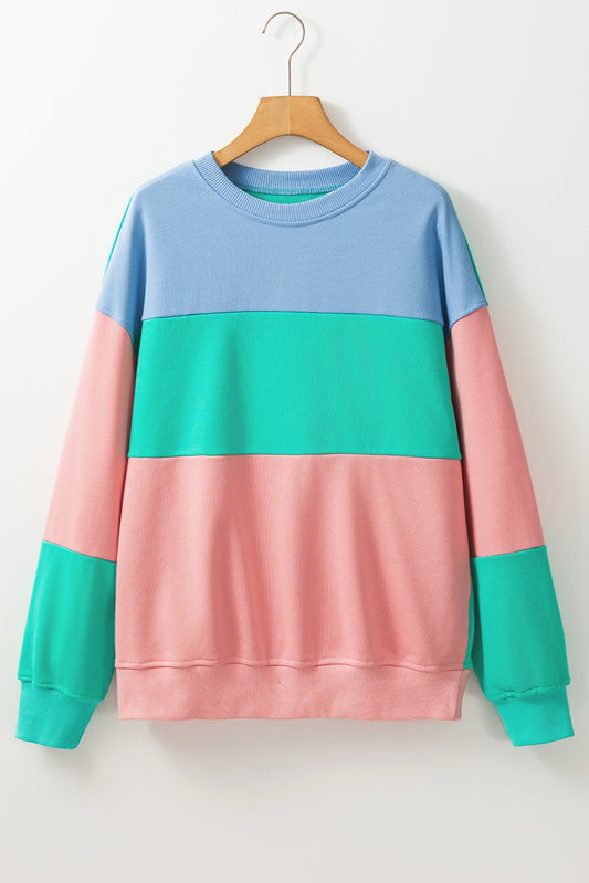 Frosted Candy Stripe Pullover