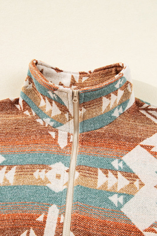 Desert Sunrise Aztec Pullover