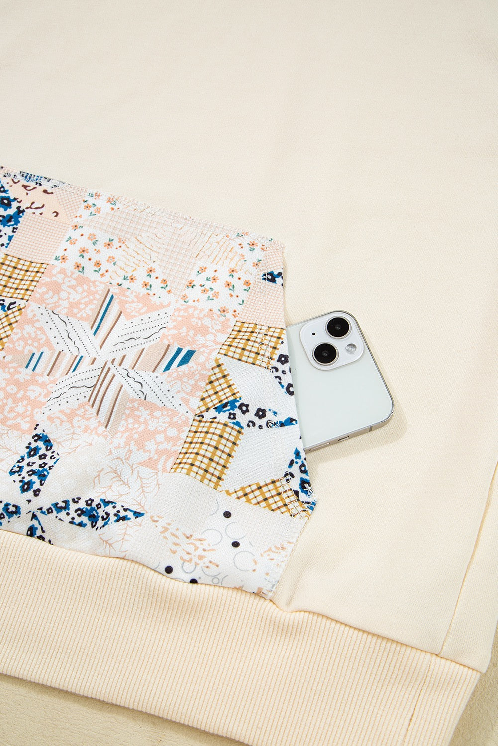 Patchwork Snowfall Hoodie