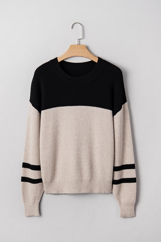 Midnight Contrast Sweater