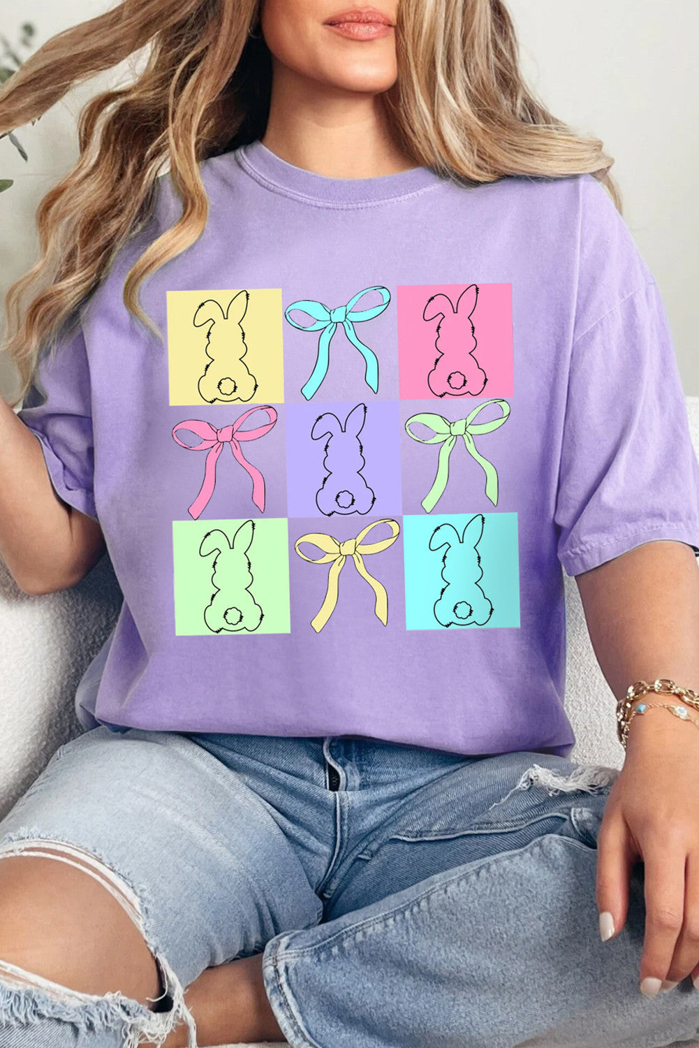 Playful Bunny Graphic Tee