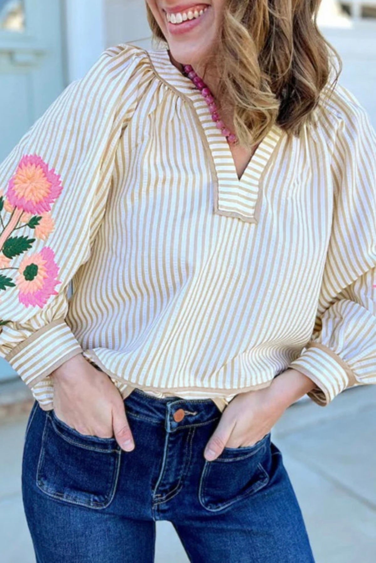 Golden Bloom Blouse