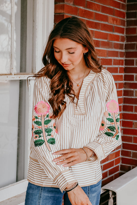 Golden Bloom Blouse