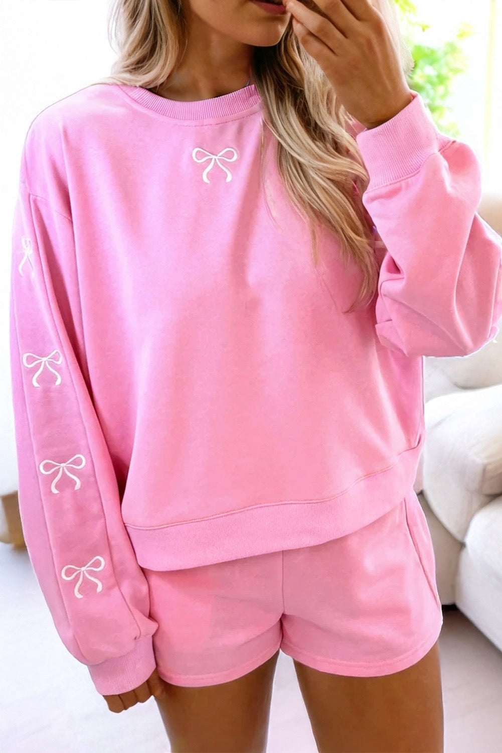 Blush Bow Loungewear