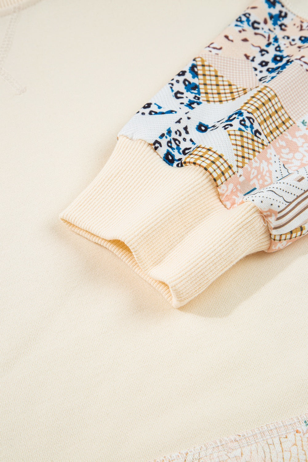 Patchwork Snowfall Hoodie