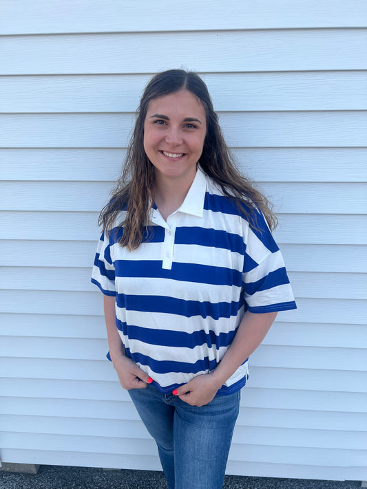 Coastal Stripes Blouse