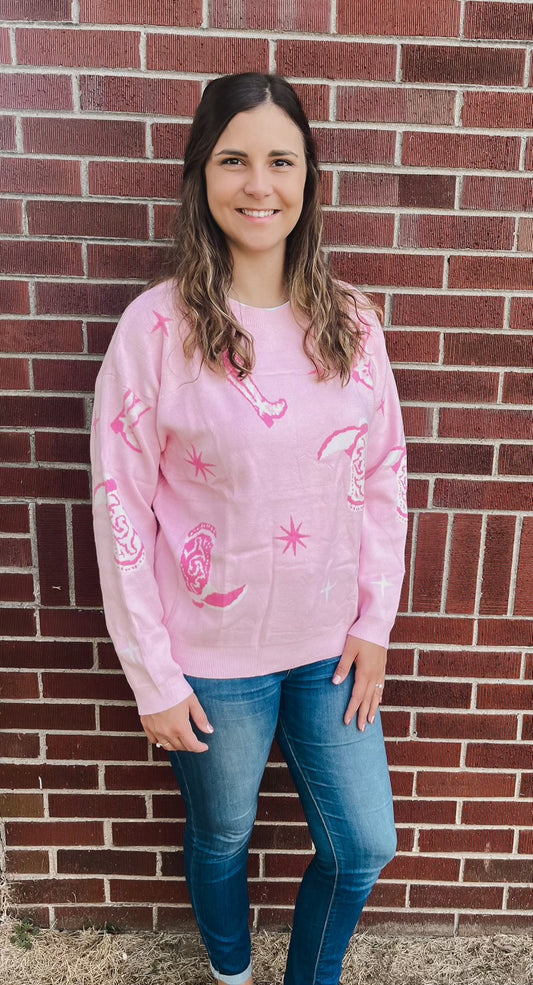 Giddy Up Cowgirl Sweater