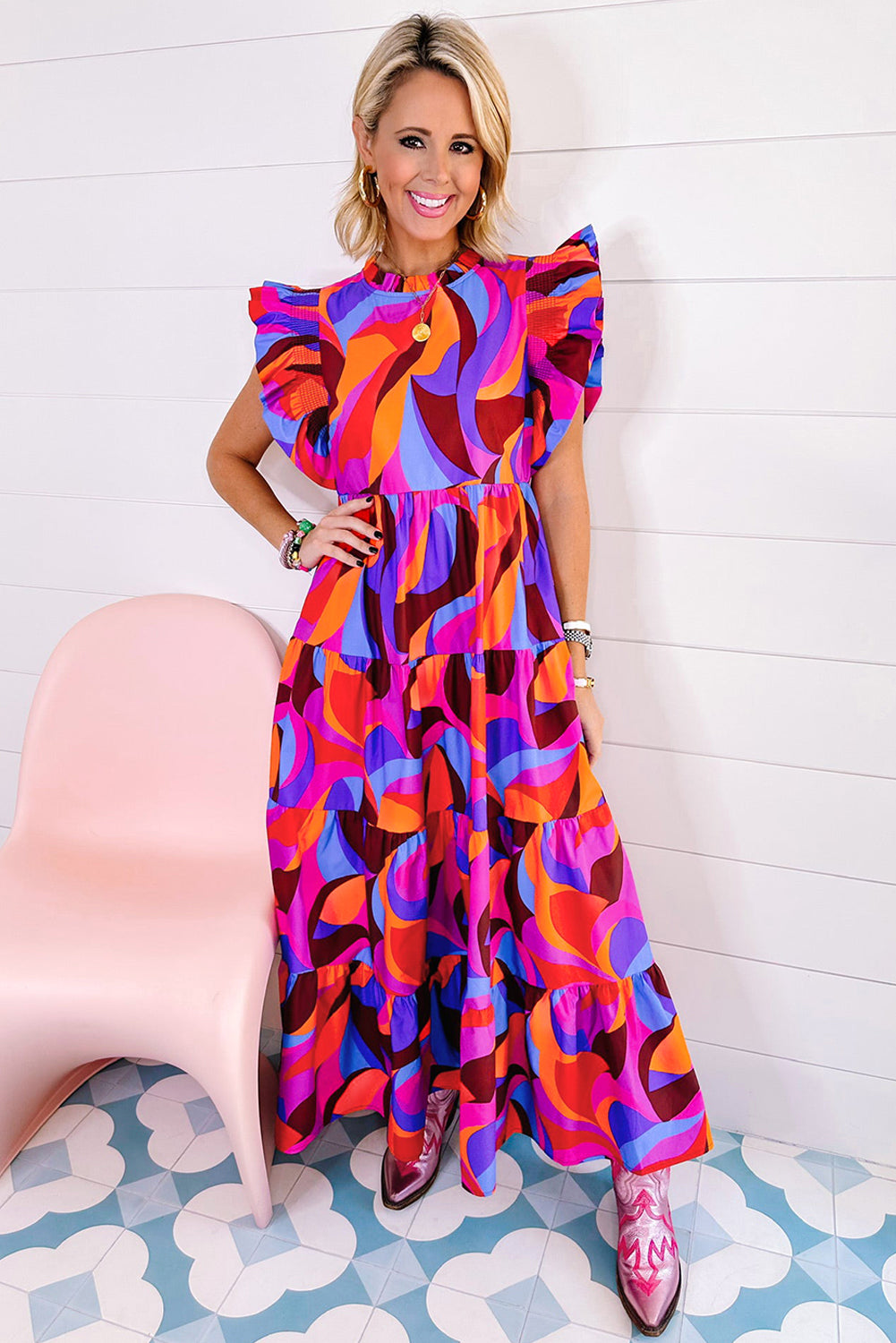 Dazzling Abstract Maxi