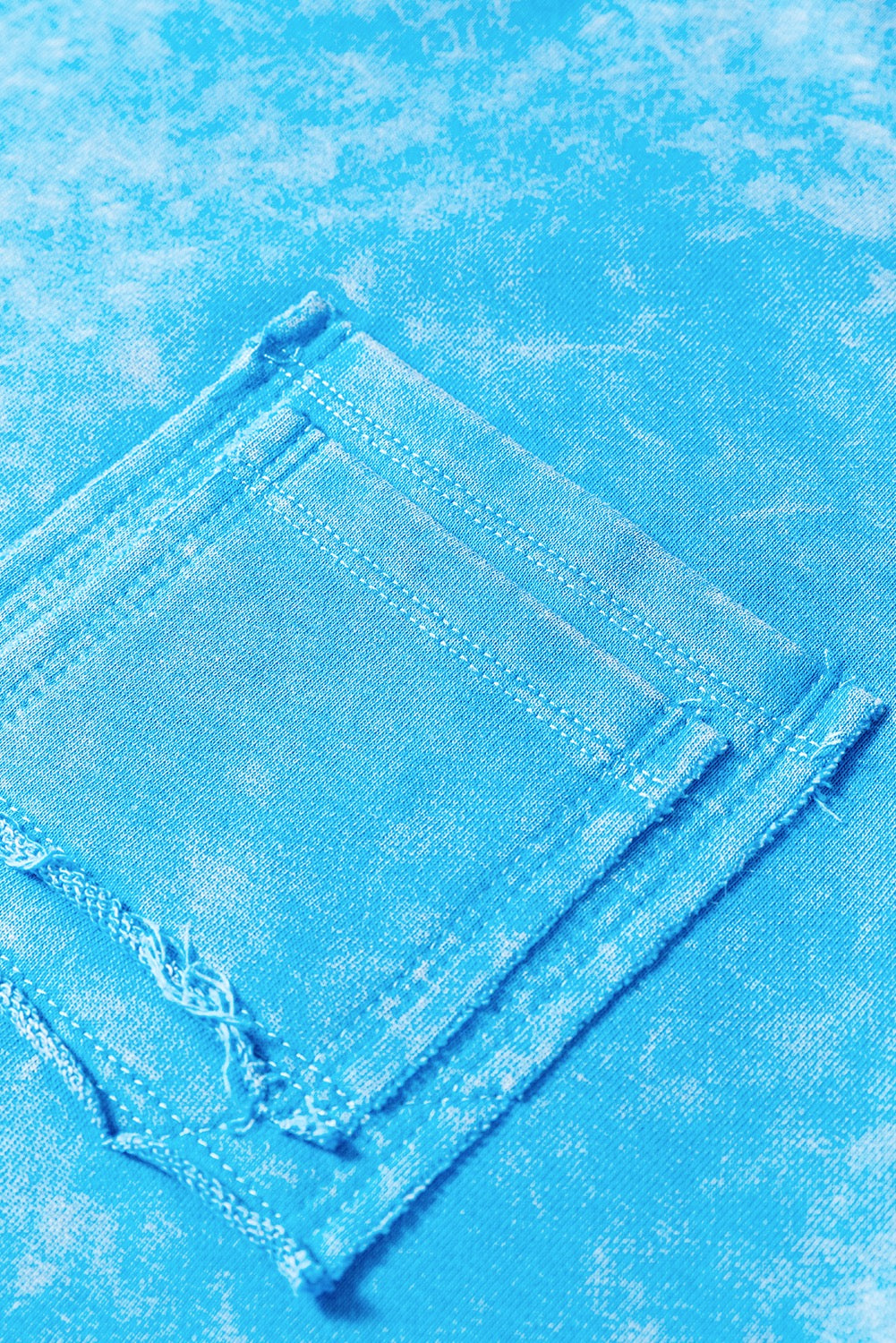 Icy Blue Washed Sweatshirt