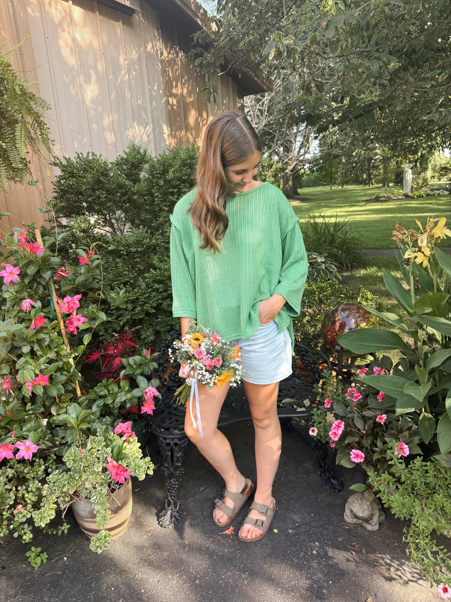 Adventurous Green Sweater