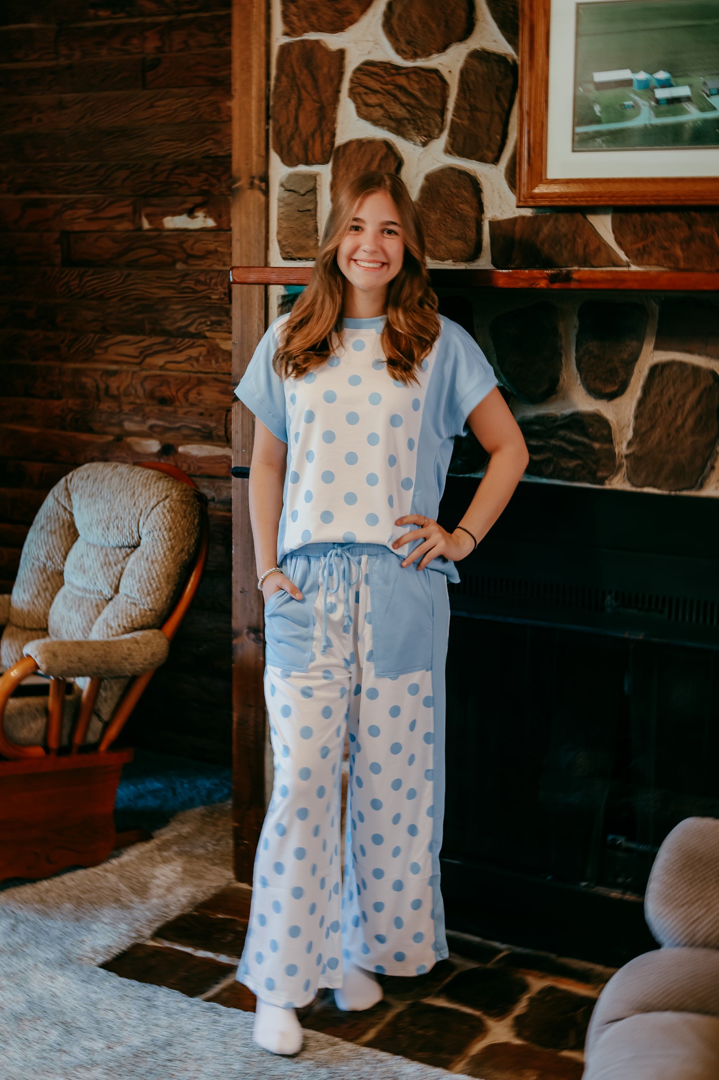 Porch Swing Polka Dot Set