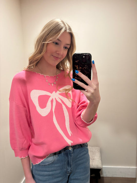 Sweet Bow Lounge Tee