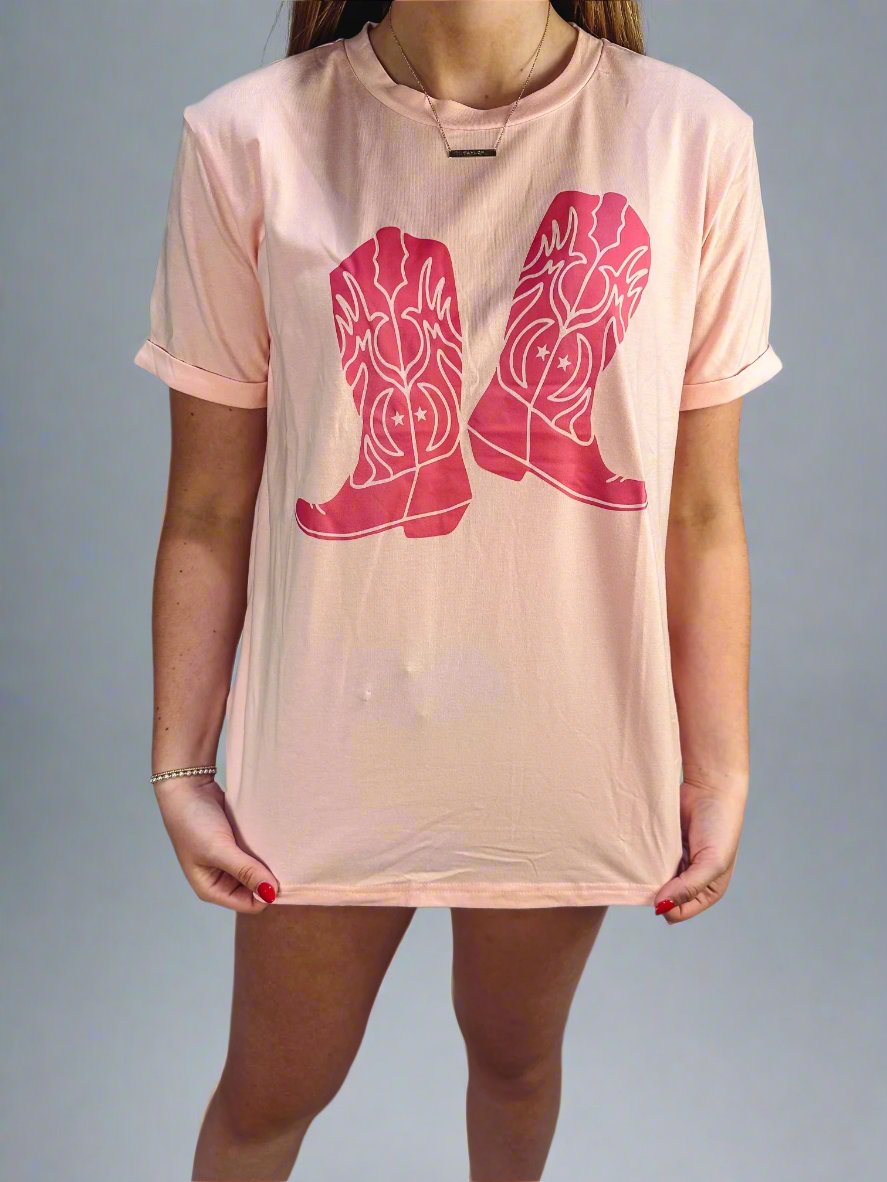 Pink Cowgirl Tee