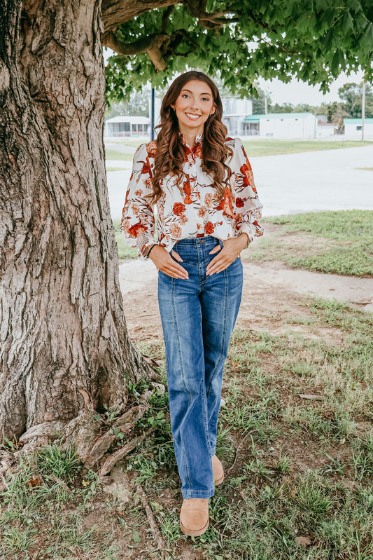 Autumn Bouquet Blouse