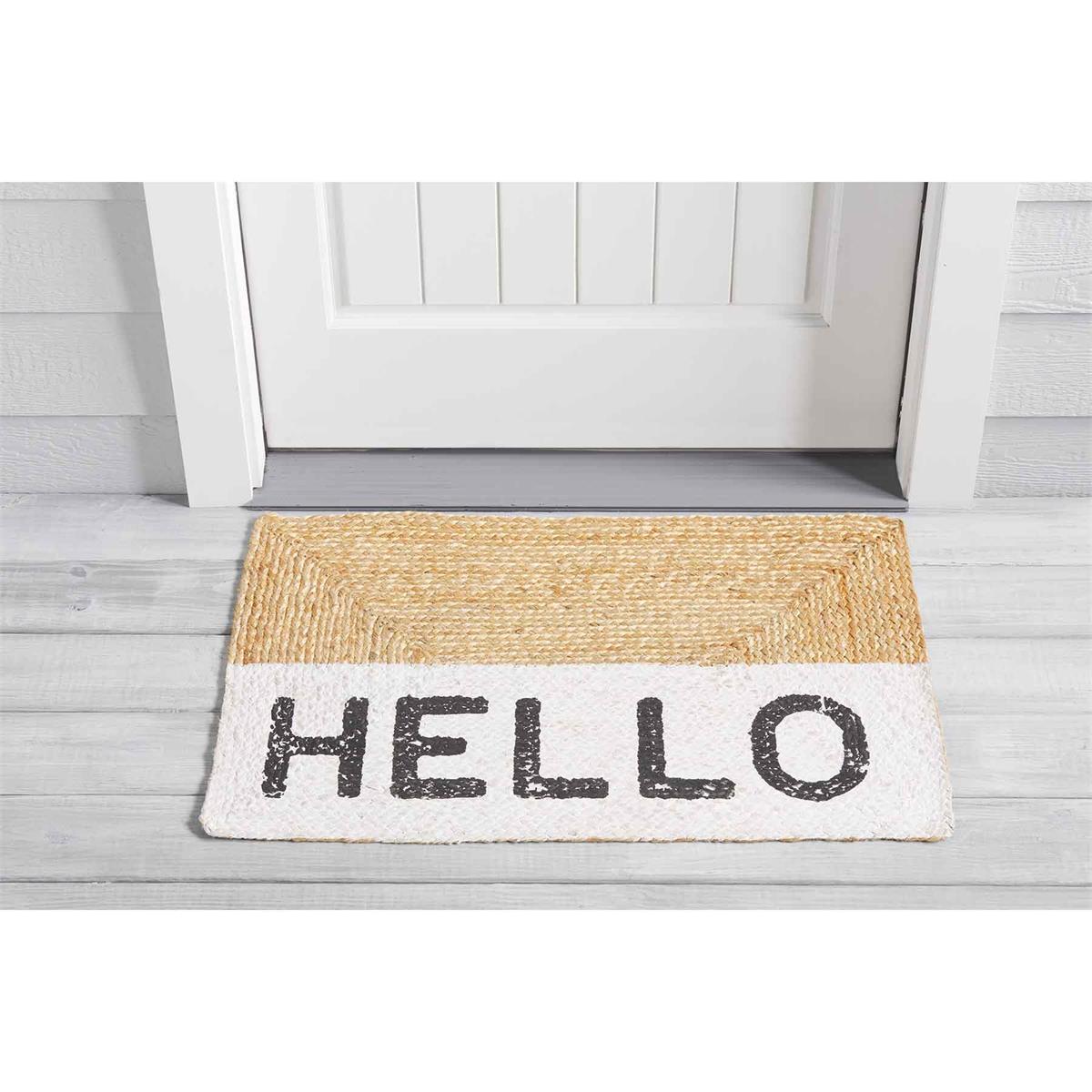 Hello Door Mat