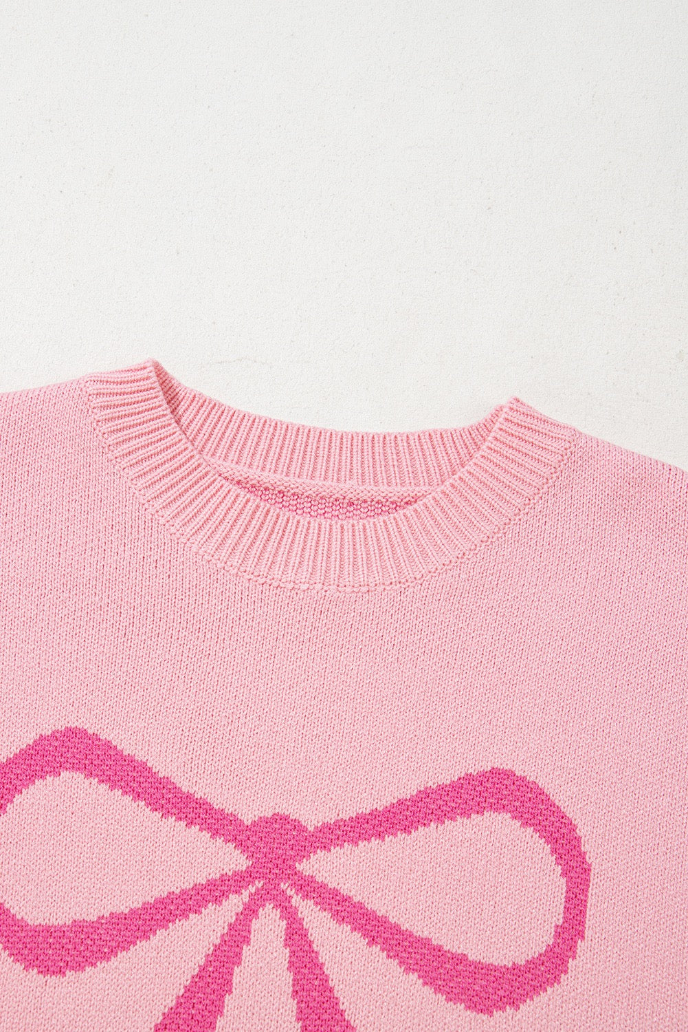 Blushing Bow Sweater