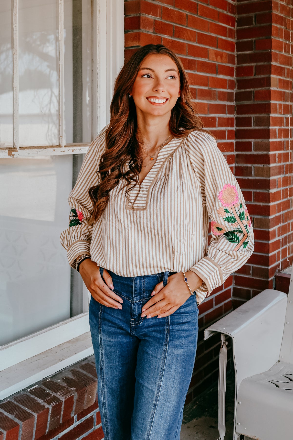 Golden Bloom Blouse