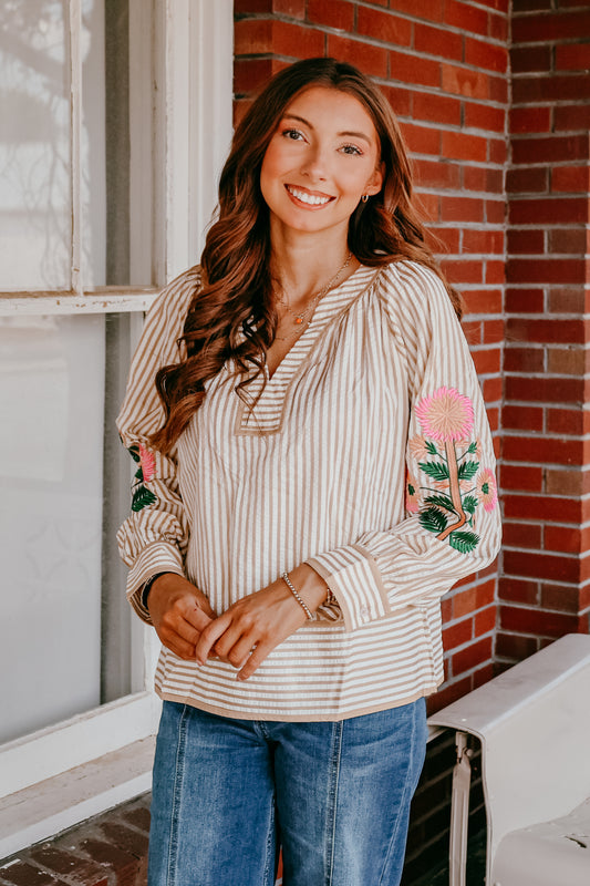 Golden Bloom Blouse