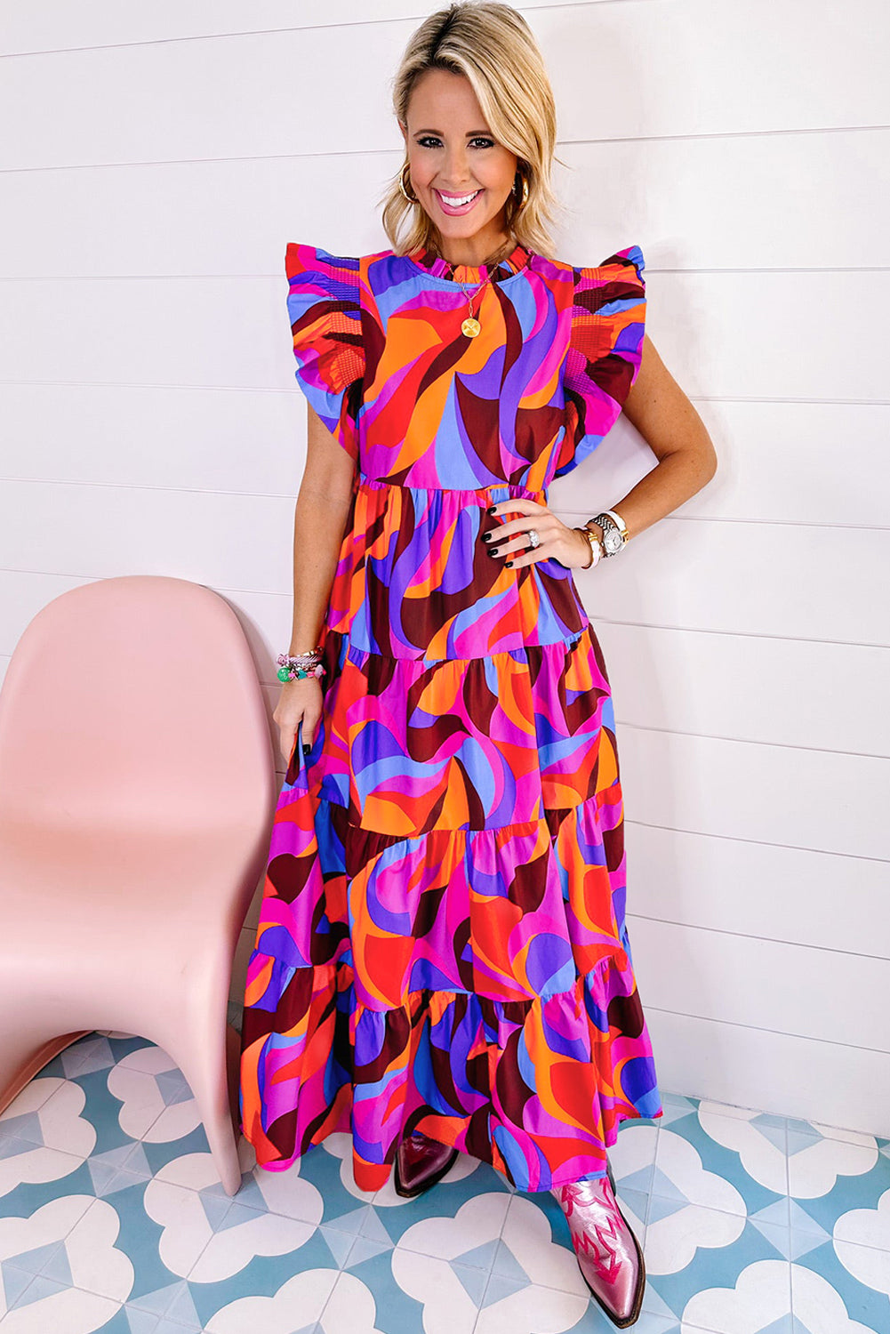 Dazzling Abstract Maxi