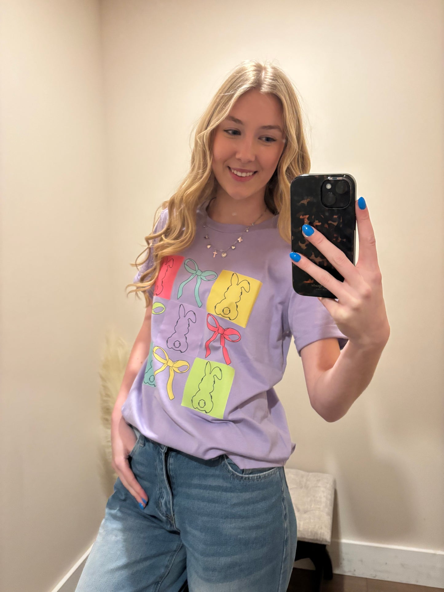 Playful Bunny Graphic Tee