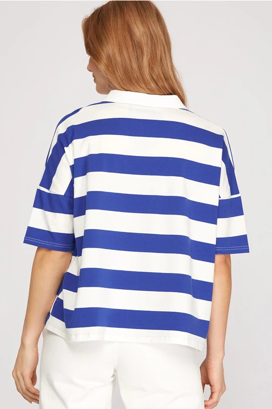 Coastal Stripes Blouse