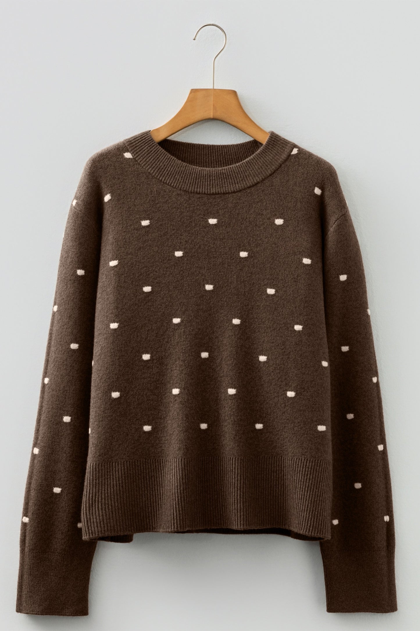 Cocoa Dot Sweater