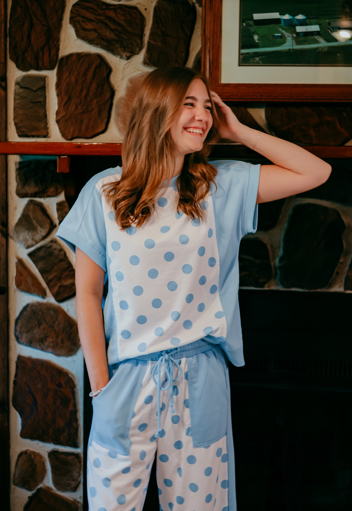 Porch Swing Polka Dot Set