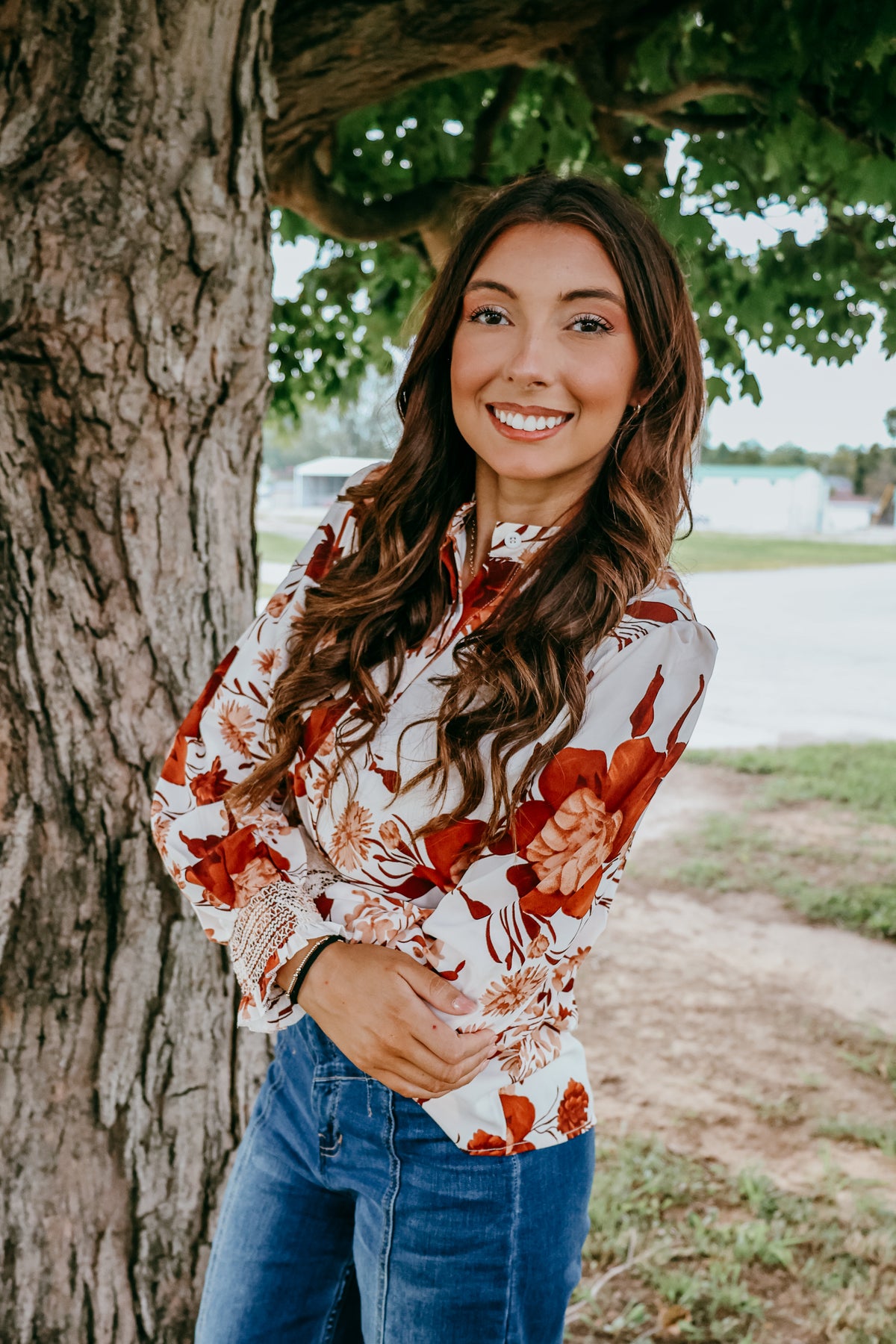 Autumn Bouquet Blouse