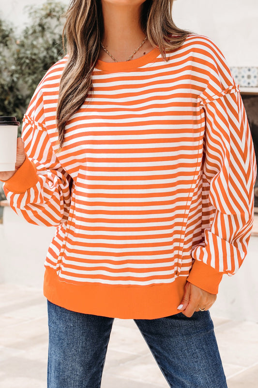 Citrus Stripes Pullover
