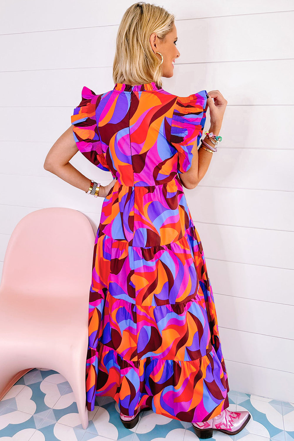 Dazzling Abstract Maxi