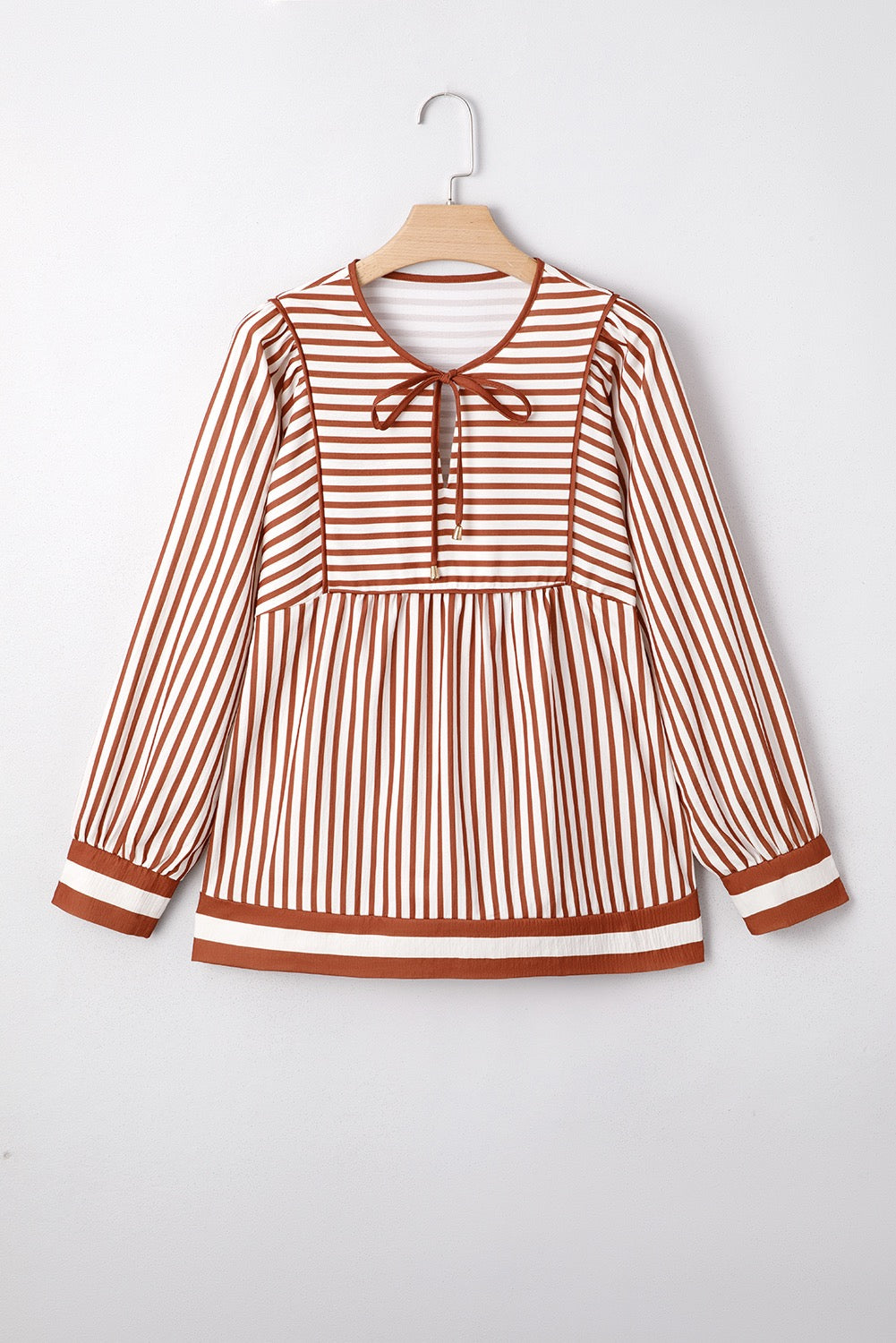 Chestnut Stripe Blouse