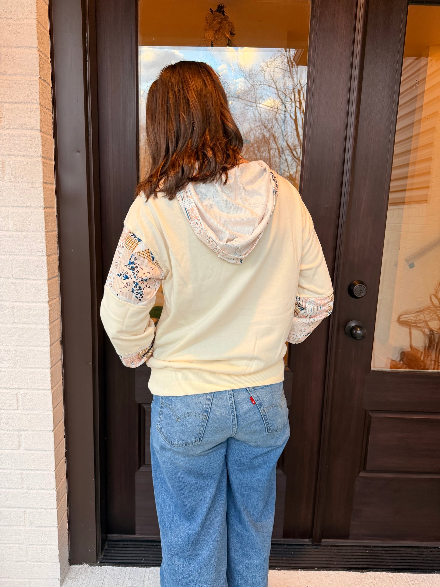 Patchwork Snowfall Hoodie