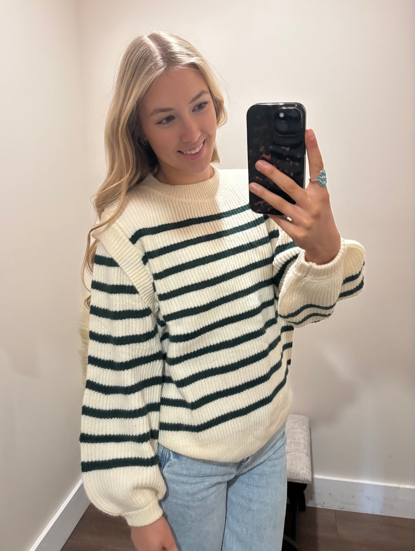 Evergreen Stripe Knit