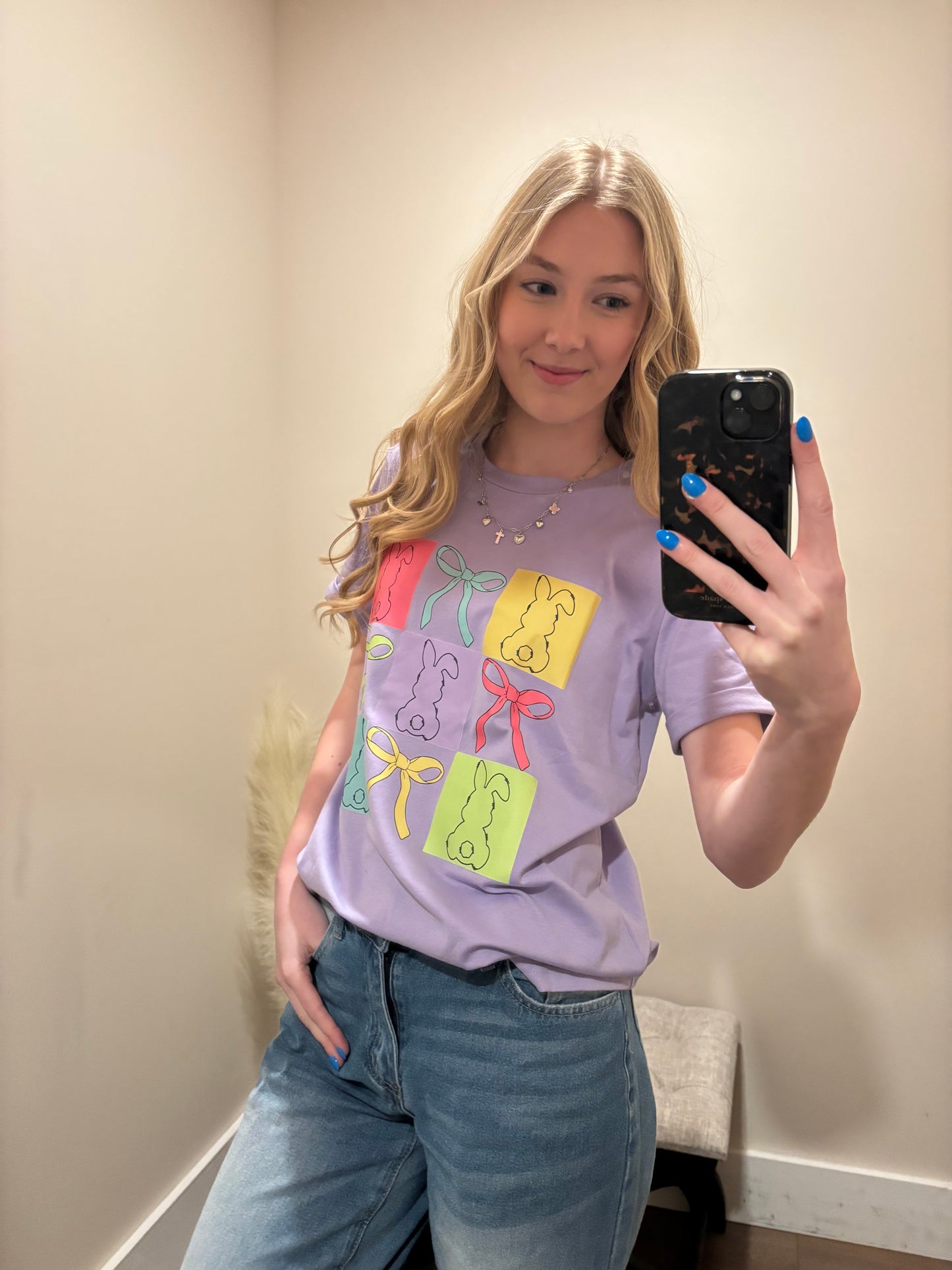 Playful Bunny Graphic Tee