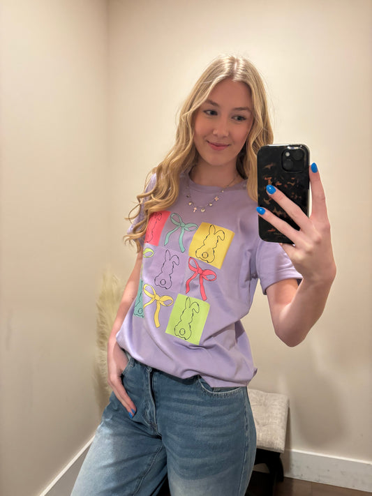 Playful Bunny Graphic Tee