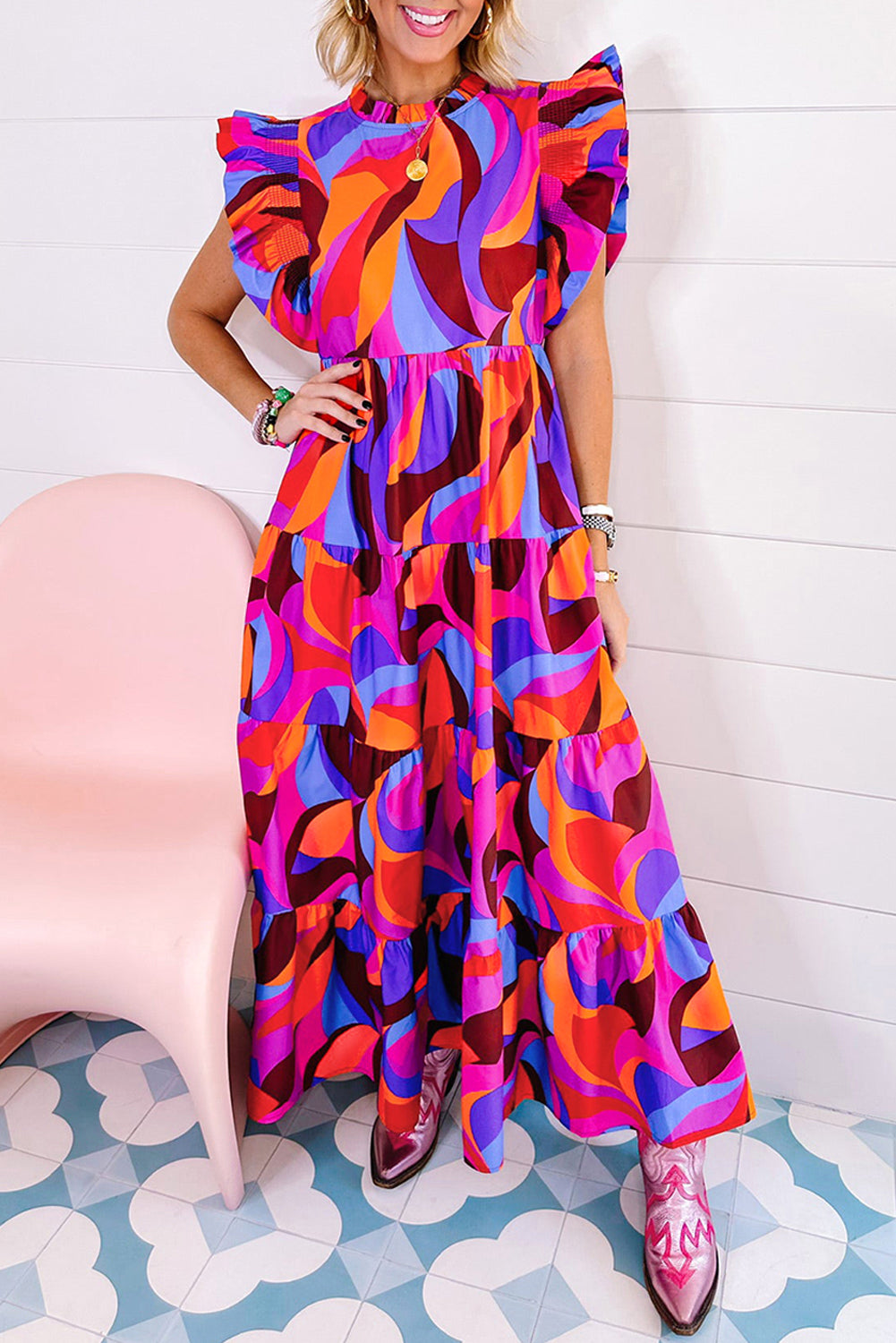 Dazzling Abstract Maxi