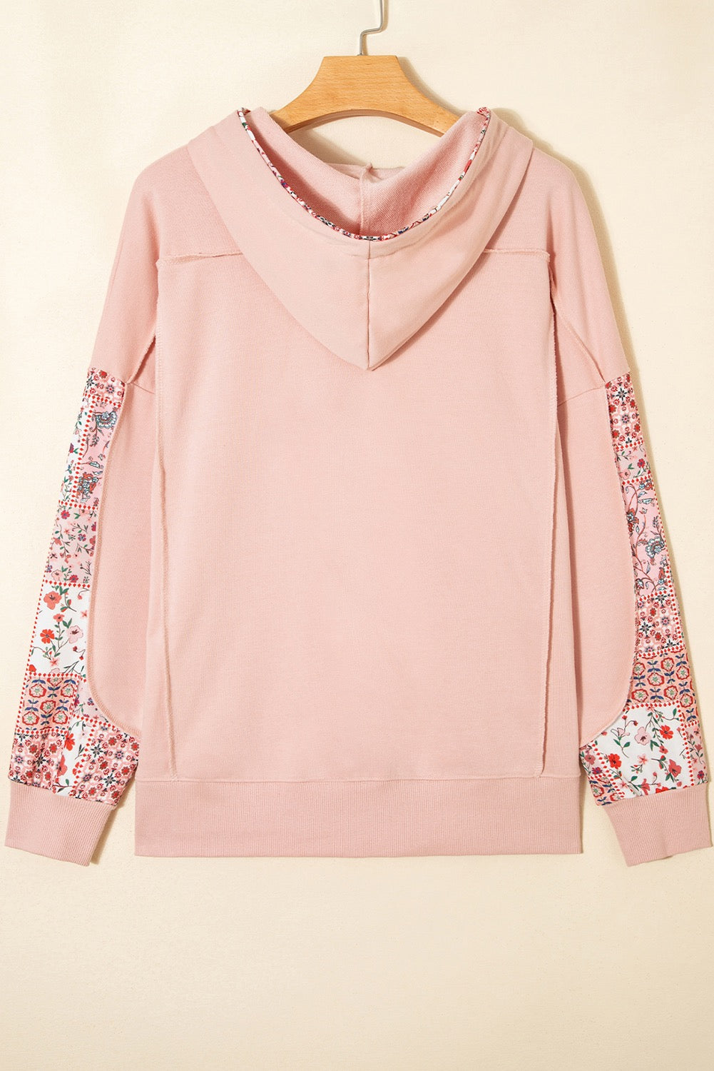 Boho Blossom Patchwork Hoodie