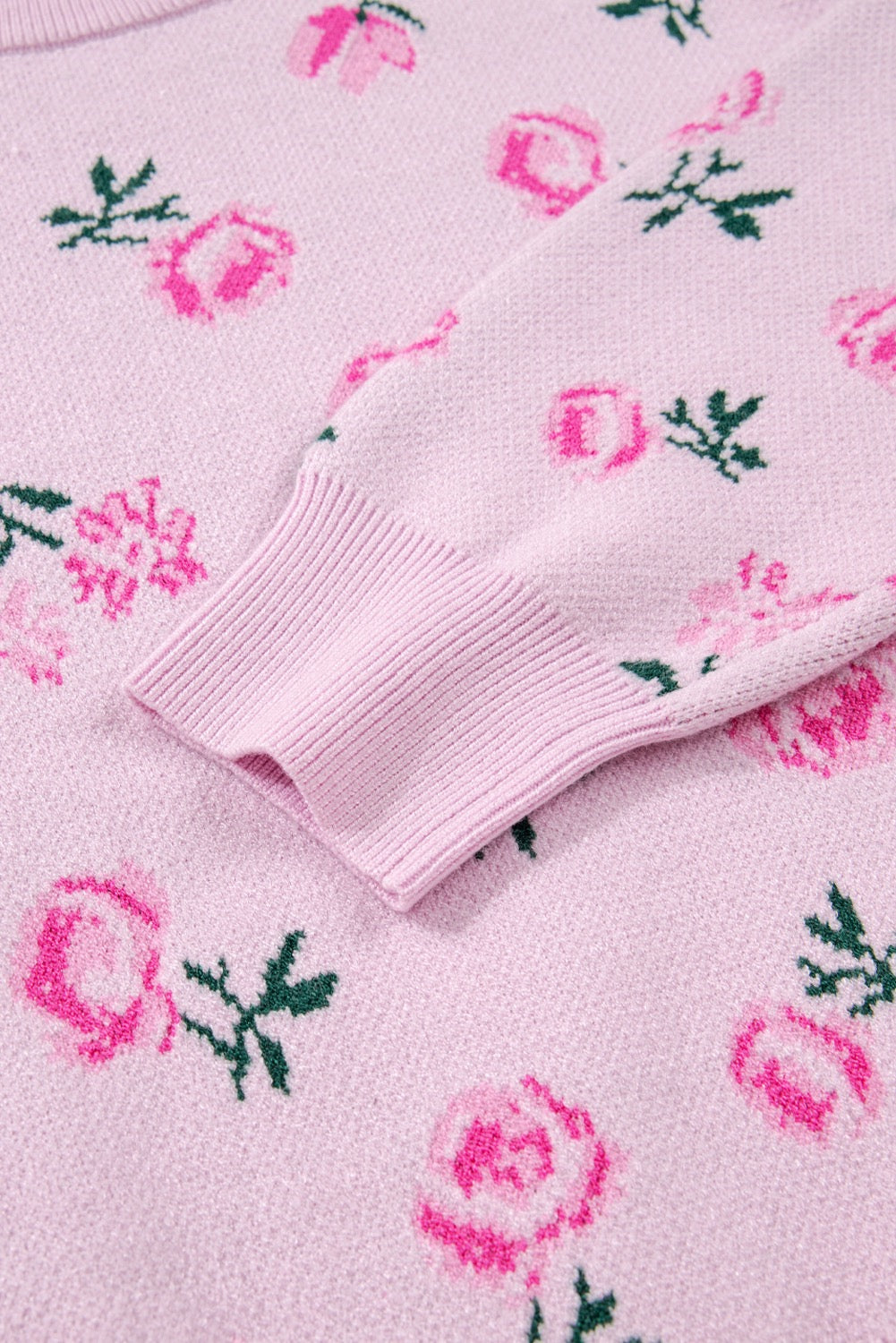 Frosted Rose Garden Sweater