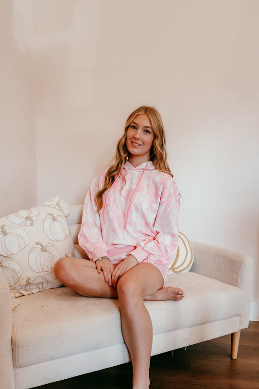 Pink Camo Lounge Set
