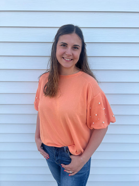 Sunset Pearls Blouse