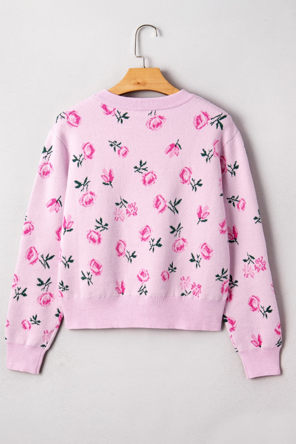 Frosted Rose Garden Sweater