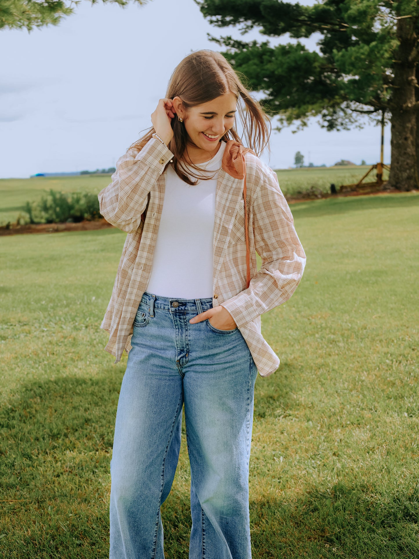 Backroads Plaid Hoodie