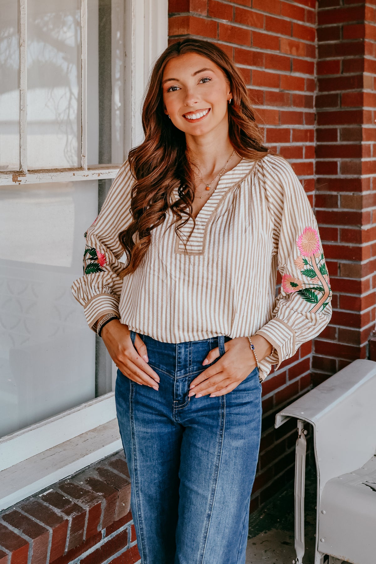 Golden Bloom Blouse