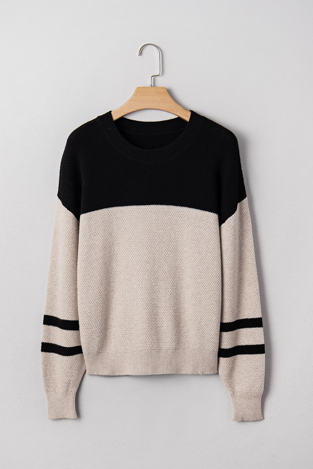 Midnight Contrast Sweater