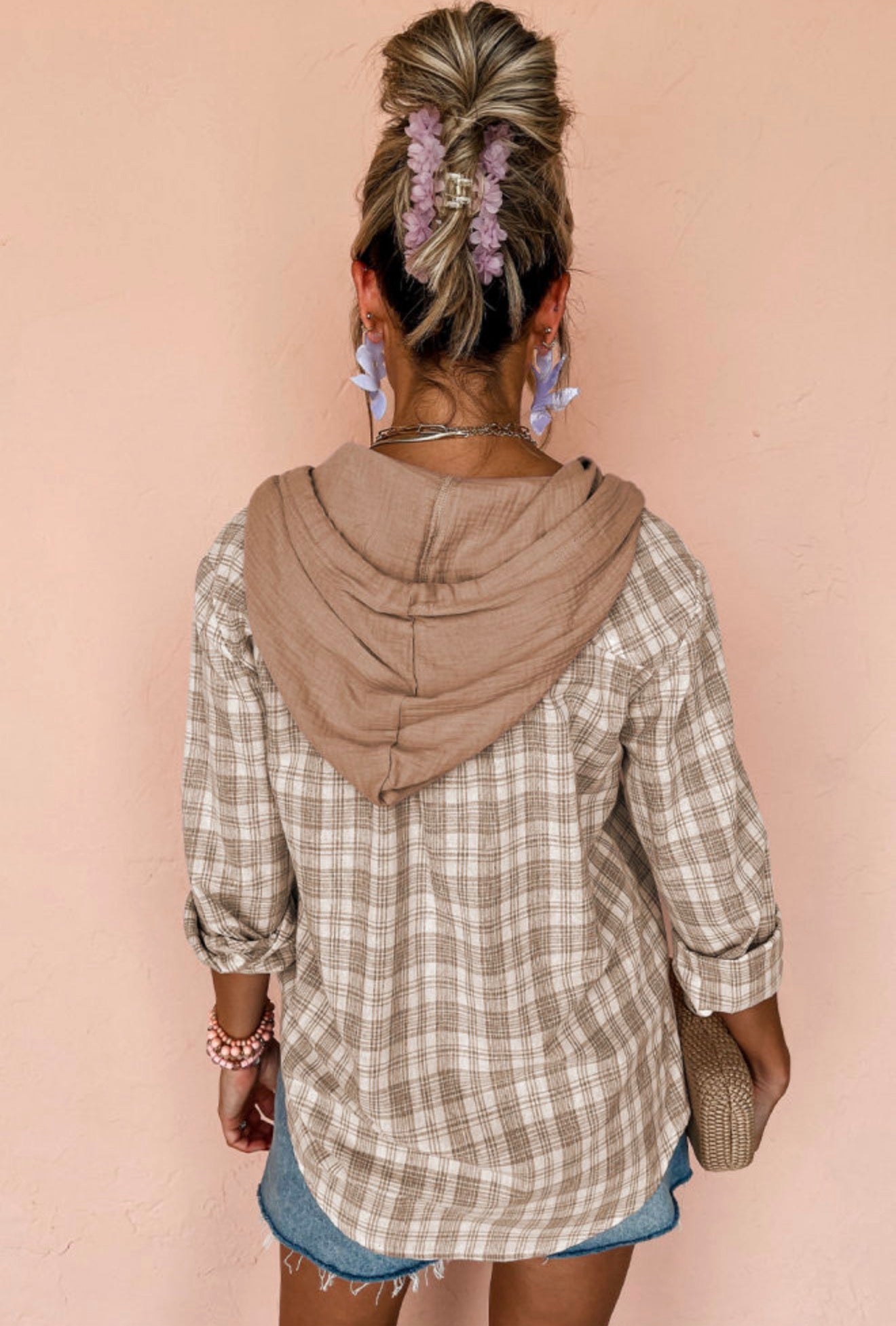Backroads Plaid Hoodie