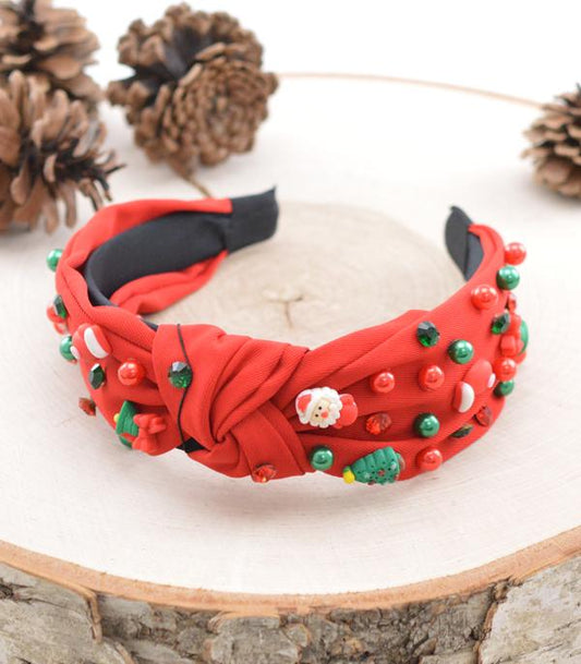 Red Christmas Headband