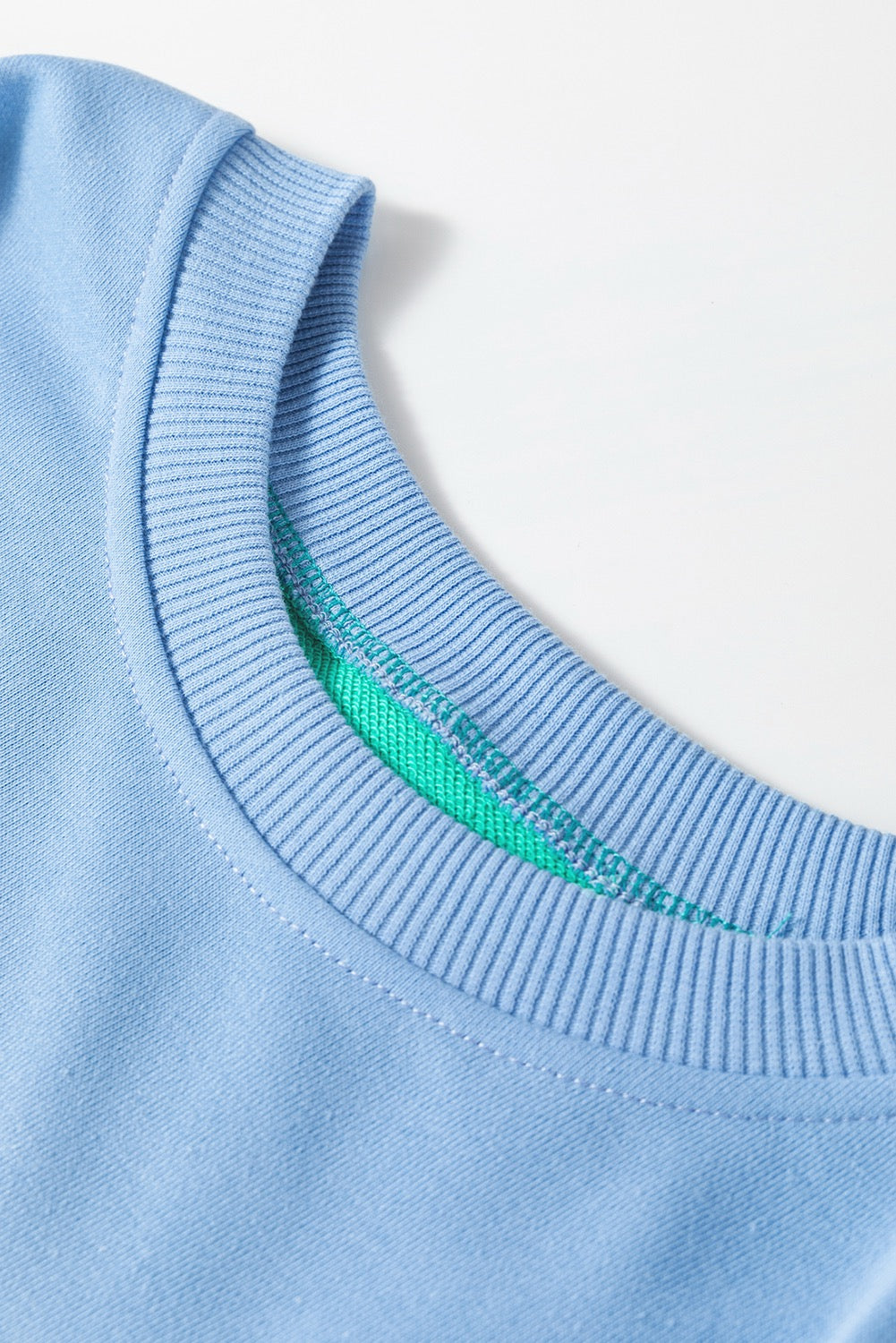 Frosted Candy Stripe Pullover