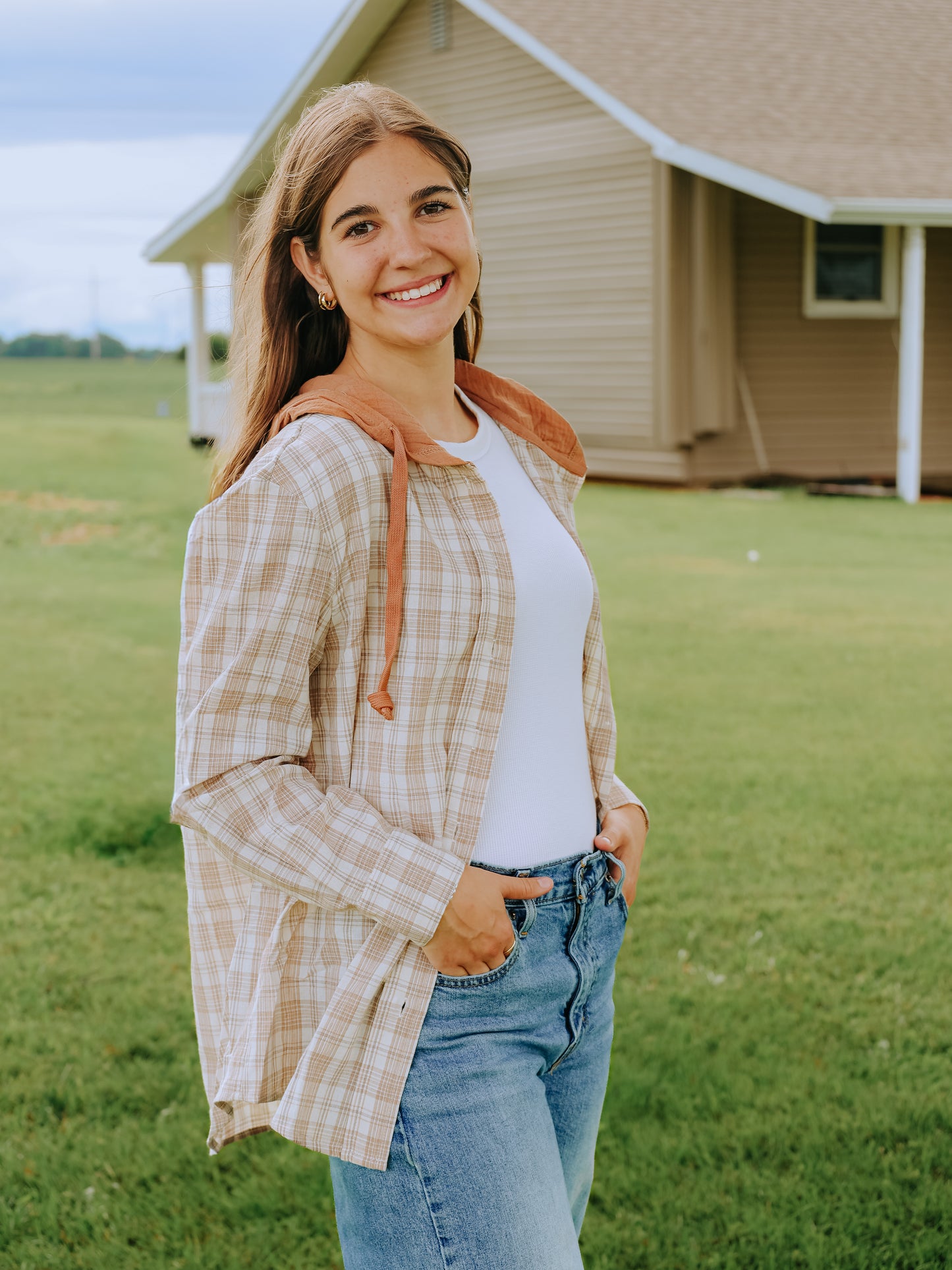 Backroads Plaid Hoodie