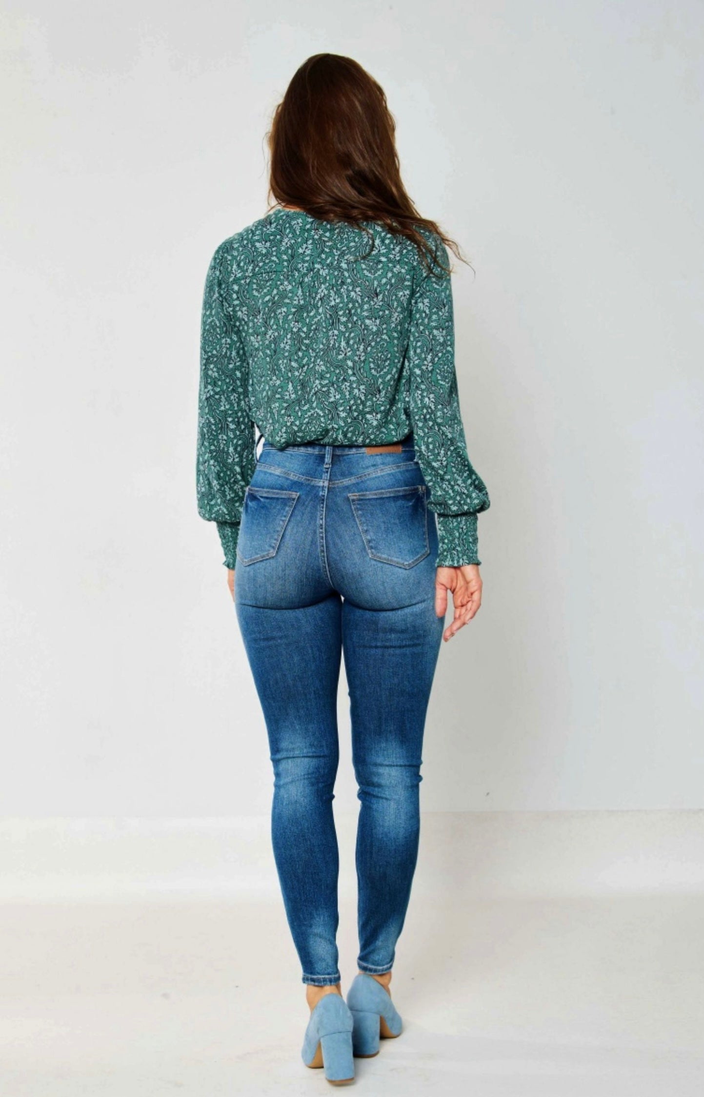 High Waisted Classic Skinny Jeans